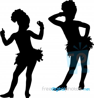 Small Ballerinas Stock Image