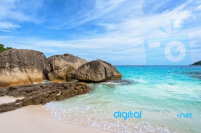 Small Beach In Thailand Stock Photo