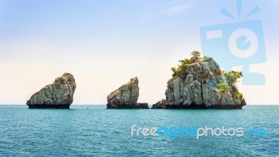 Small Island In Thailand Stock Photo