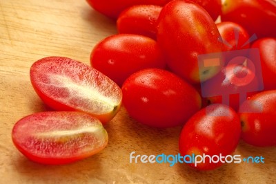 Small Tomatos Stock Photo