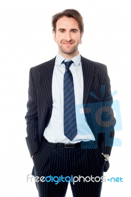 Smart Male Business Professional Stock Photo