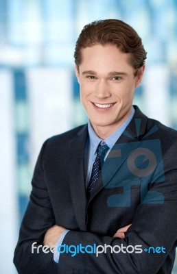 Smart Male Business Professional Stock Photo