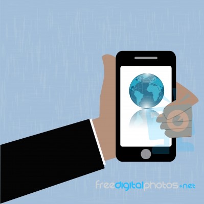 Smart Mobile Phone Stock Image