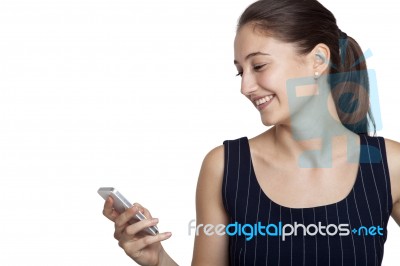 Smart Phone Communication Stock Photo