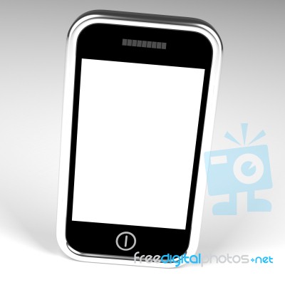 Smart Phone With Blank Screen Stock Image