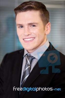 Smart Young Business Executive Stock Photo