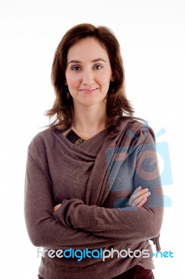 Smart Young Teenager Posing Stock Photo