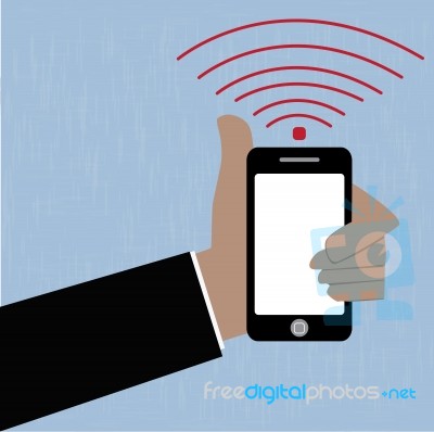 Smartphone Connection Stock Image