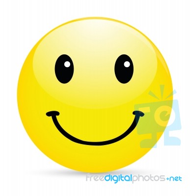 Smiley Icon Stock Image