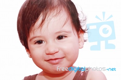 Smiling Baby Stock Photo