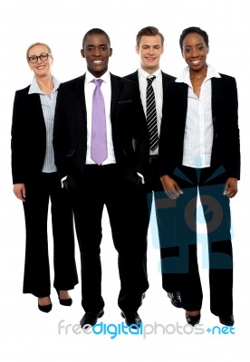 Smiling Business People Stock Photo