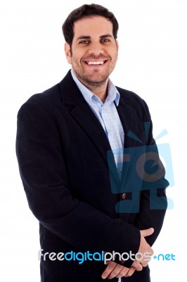 Smiling Businessman Stock Photo