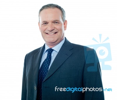 Smiling Businessman Stock Photo