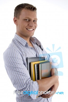 Smiling College Student Stock Photo