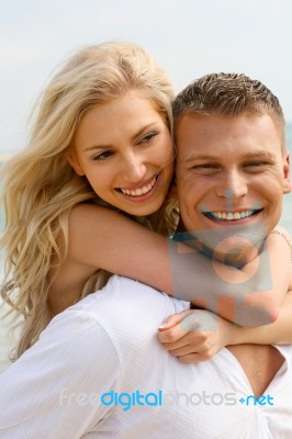 Smiling Couples Stock Photo