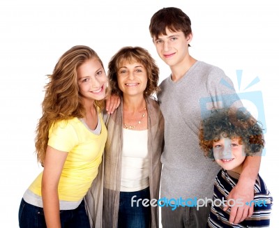 Smiling Family  Stock Photo