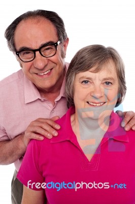 Smiling Matured Couple Stock Photo