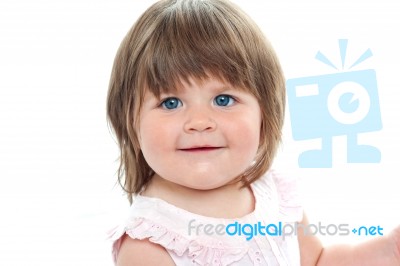 Smiling Toddler Stock Photo