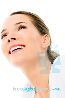 Smiling Woman Stock Photo