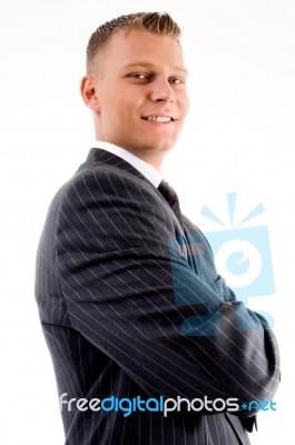 Smiling Young Accountant Stock Photo