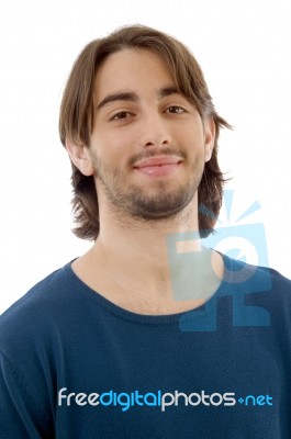 Smiling young Male Stock Photo