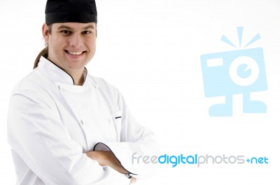 Smiling Young Male Chef Stock Photo