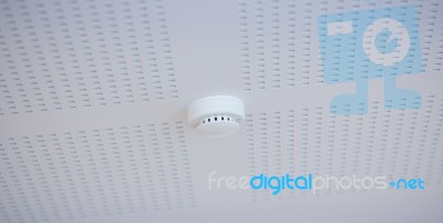 Smoke Detector Stock Photo