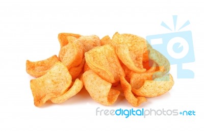 Snack Isolated On The White Background Stock Photo