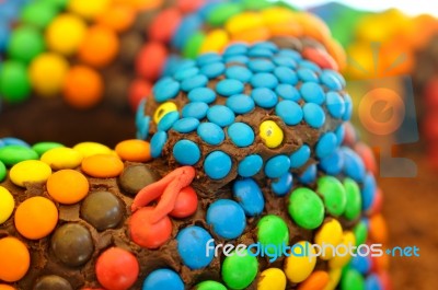 Snake Cake Stock Photo