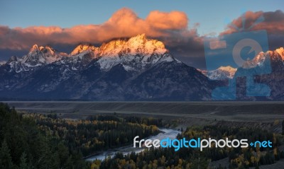 Snake River Overlook Stock Photo