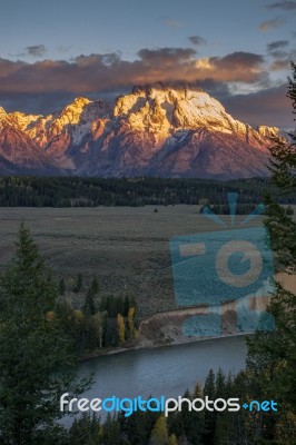 Snake River Overlook Stock Photo