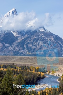 Snake River Overlook Stock Photo