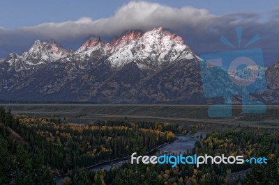 Snake River Overlook Stock Photo