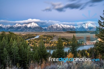 Snake River Overlook Stock Photo