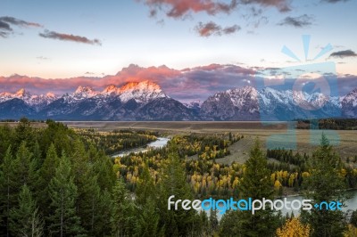 Snake River Overlook Stock Photo