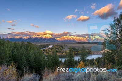 Snake River Overlook Stock Photo