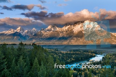 Snake River Overlook Stock Photo