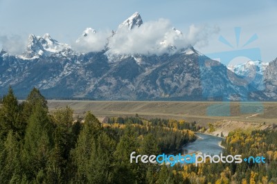 Snake River Overlook Stock Photo