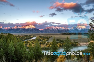 Snake River Overlook Stock Photo