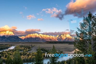 Snake River Overlook Stock Photo