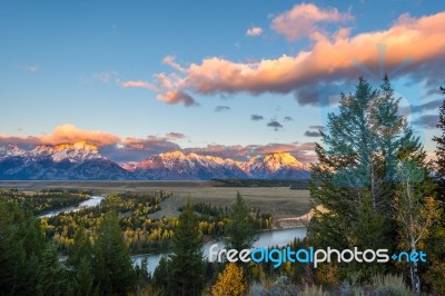 Snake River Overlook Stock Photo