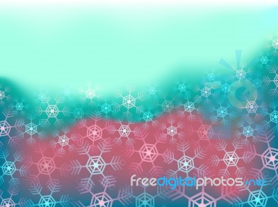 Snowflake Background Stock Image