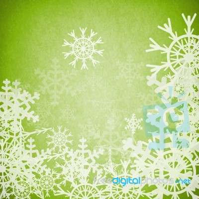 Snowflake Background Stock Image