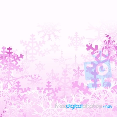 Snowflake Background Stock Image