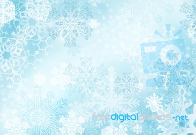 Snowflake Background Stock Image