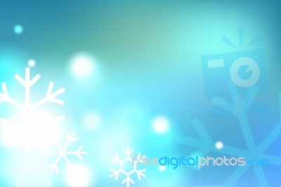 Snowflakes Background Stock Image