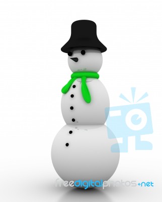 Snowman Stock Image