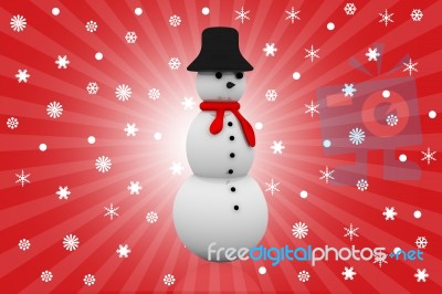 Snowman Stock Image