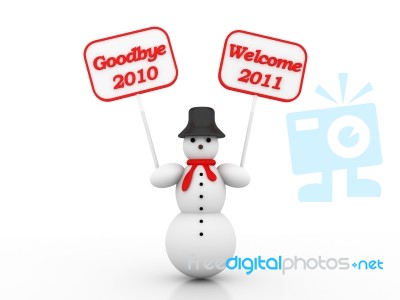 Snowman Stock Image