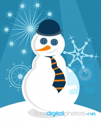 Snowman Stock Image